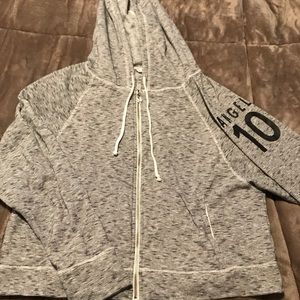 Victoria’s Secret Cropped Zip Up Hoodie